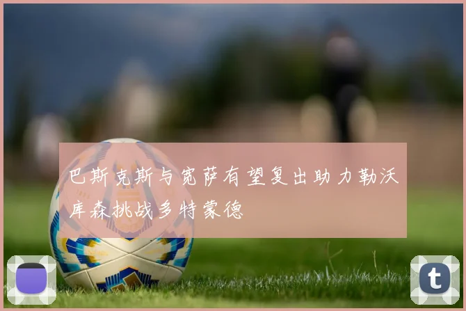 巴斯克斯与宽萨有望复出助力勒沃库森挑战多特蒙德